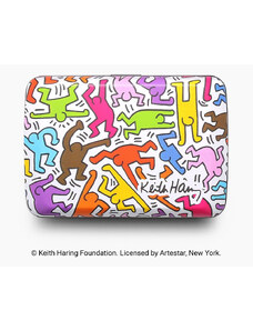Ögon Smart Case V2 nagyméretű fém kártyatartó Keith Haring design