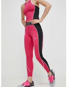 Puma edzős legging Fit rózsaszín, mintás, 525027