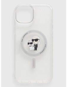 Karl Lagerfeld telefon tok iPhone 15 Plus / 14 Plus 6.7" átlátszó