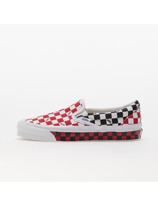 Vans Vault OG Classic Slip-On LX Vault Checkerboard Red/ Black, Slip-on sneakerek