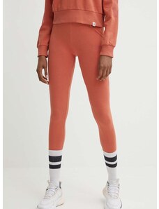 Hummel legging narancssárga, női, nyomott mintás