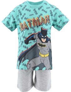 Türkizkék-szürke fiú nyári pizsama DC Batman