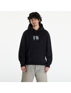 Férfi kapucnis pulóver Calvin Klein Jeans Embroidery Patch Hoodie Black