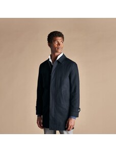 Charles Tyrwhitt Showerproof Cotton Raincoat — Navy