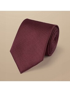 Charles Tyrwhitt Silk Tie — Burgundy Red