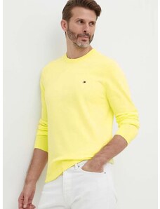Tommy Hilfiger pulóver könnyű, férfi, sárga