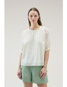 BLÚZ WOOLRICH BRODERIE ANGLAISE BLOUSE