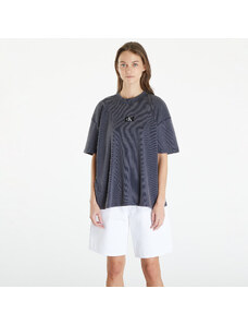 Női póló Calvin Klein Jeans Washed Rib Label Boy T-Shirt Gray