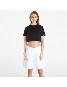 Női póló Calvin Klein Jeans Premium Monologo Cropped T-Shirt Black