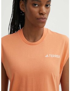 adidas TERREX t-shirt Xploric Logo női, narancssárga, IN4622