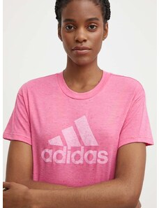 adidas t-shirt női, rózsaszín, IS3631