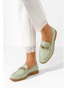 Zapatos Eroche zöld női loafer