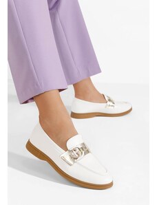 Zapatos Lorina fehér női loafer