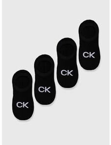 Calvin Klein zokni 4 pár fekete, női, 701220509