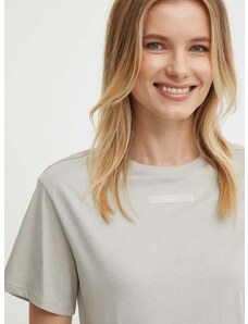 Calvin Klein pamut póló női, bézs