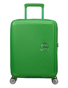 American Tourister Soundbox 4-kerekes keményfedeles bővíthető kabin bőrönd 55x40x20/23 cm, zöld