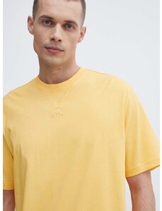 adidas pamut póló sárga, férfi, sima, IR9114