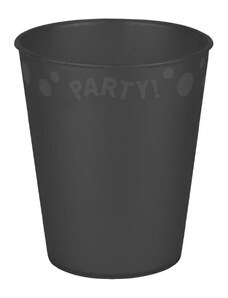Party Fekete micro műanyag pohár 250ml
