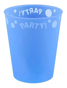 Party Kék micro műanyag pohár 250ml