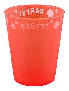 Party Narancssárga micro műanyag pohár 250ml