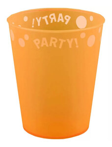 Party Narancssárga micro műanyag pohár orange 250ml