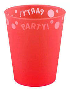 Party Piros micro műanyag pohár 250ml