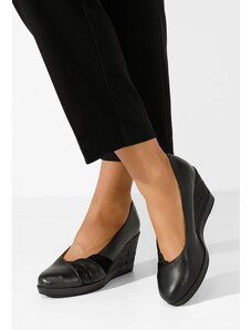 Zapatos Iryela fekete platform cipők