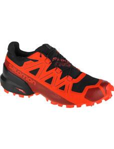 Piros férfi trekking cipő Salomon Spikecross 5 GTX 408082