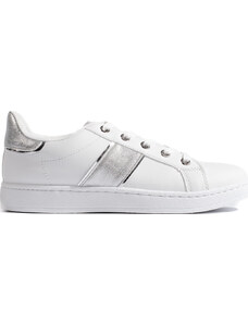 SHELVT Fehér sportcipő ezüst színű részletekkel DD28S