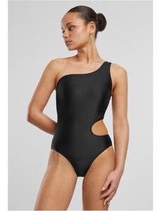 UC Ladies Women's Asymmetrical Cut Out Swimsuit - Black