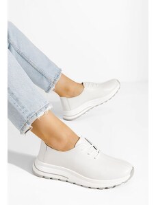 Zapatos Cici fehér női bőr félcipő