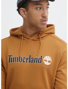 Timberland felső barna, férfi, nyomott mintás, kapucnis, TB0A5UKKP471