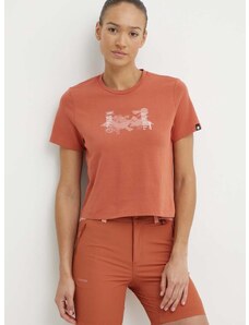 Mammut t-shirt Massone női, piros