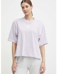 adidas pamut póló női, lila, IS0877