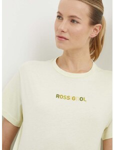 Rossignol pamut póló női, sárga, RLMWY17