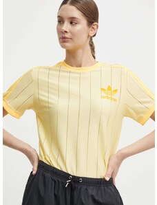 adidas Originals t-shirt női, sárga, IT9869