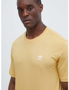 adidas Originals pamut póló sárga, férfi, sima, IR9695