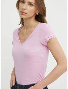 Sisley t-shirt női, rózsaszín