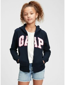 Lány GAP Logo zip hoodie Melegítő felső Kék
