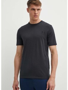 Under Armour t-shirt fekete, férfi, nyomott mintás, 1326799