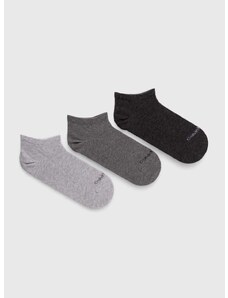 Calvin Klein zokni 3 pár szürke, női, 701226677