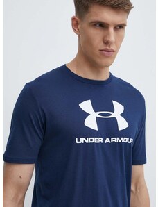 Under Armour t-shirt 1329590 sötétkék, nyomott mintás