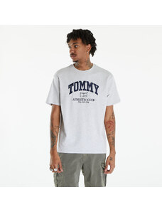 Tommy Hilfiger Férfi póló Tommy Jeans Varsity Logo T-Shirt Silver Grey