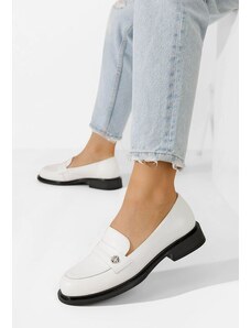 Zapatos Grapila fehér női loafer cipő