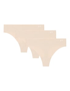 Women´s thong Pure Stretch NS Thong 3Pack Brown - Under Armour