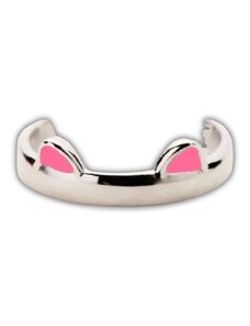 Trendi Macskafüles gyűrű (pink)