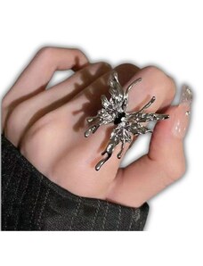 Trendi Ezüst pillangós gyűrű