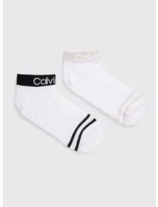 Calvin Klein zokni 4 pár fehér, női, 701220511