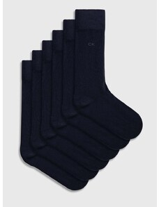 Calvin Klein zokni 6 pár sötétkék, férfi, 701220505