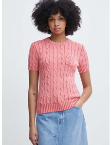 Polo Ralph Lauren pamut pulóver rózsaszín, 211935306